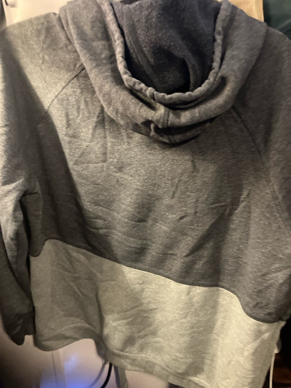 Men's Two-Tone Gray Hoodie Sweater - Casual Pullover’s, Hurley 2XL men’s